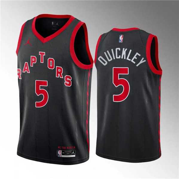 Men's Toronto Raptors #5 Immanuel Quickley Black Statement Edition Stitched Basketball Jersey Dzhi,We sell and wholesale Men's Toronto Raptors #5 Immanuel Quickley Black Statement Edition Stitched Basketball Jersey Dzhi on line form chian!